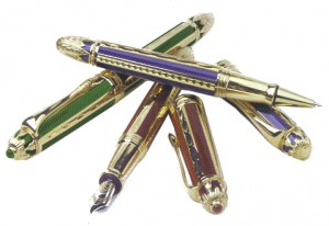 Michel Perchin Pens Ribbed Collection