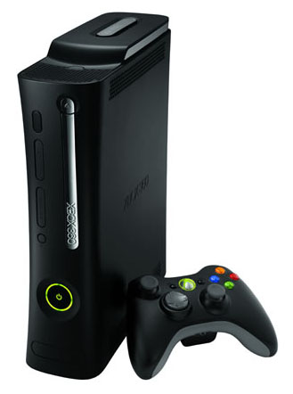 Xbox 360 in Black It's not about the economy ... it's all about the games.
