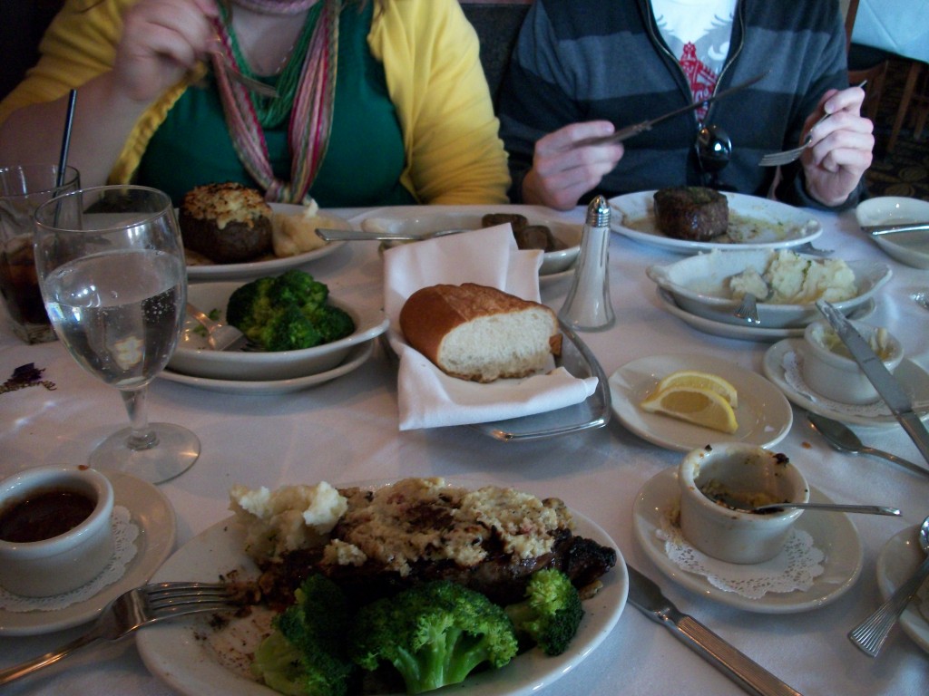 Dinner at Ruths Chris Steakhouse