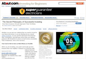 Investing for Beginners at About.com by Joshua Kennon