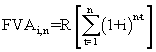 FVA Formulas Book