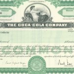 Coca Cola Stock Certificate