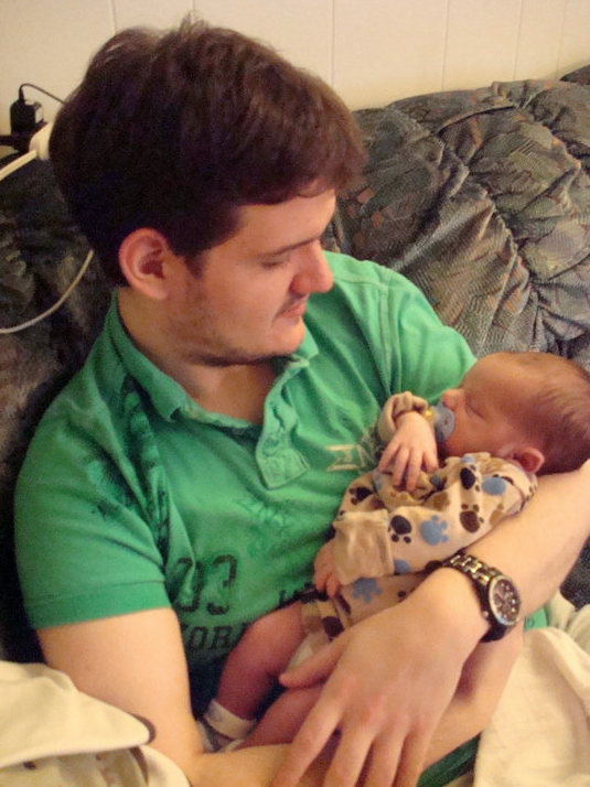 Joshua Holding Baby CJ Joshua Holding Baby CJ