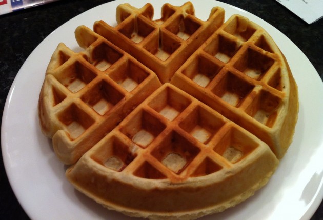Plating the Belgian Waffle Plating the Belgian Waffle