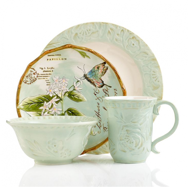 Fitz and Floyd Dinnerware Toulouse Green Collection Fitz and Floyd Dinnerware Toulouse Green Collection