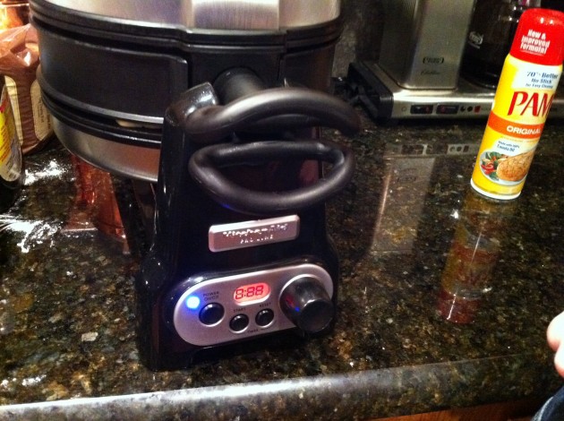 KitchenAid Pro Line Waffle Baker Making Belgian Waffles KitchenAid Pro Line Waffle Baker Making Belgian Waffles