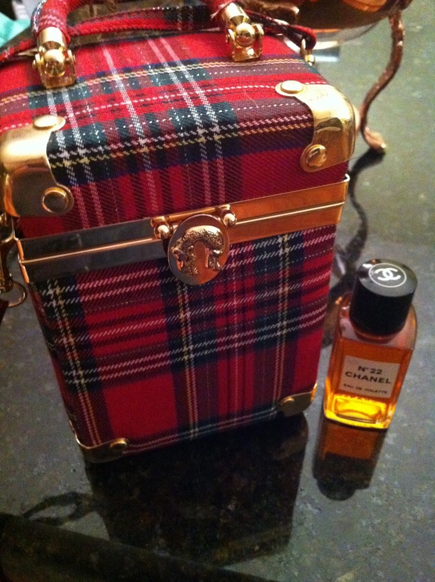 Plaid Purse and Chanel No 22 Plaid Purse and Chanel No 22