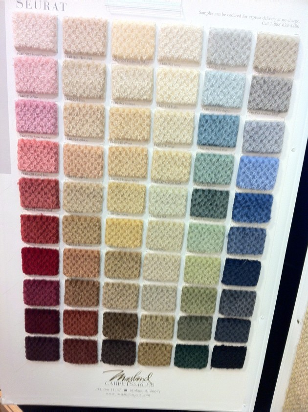 Masland Nylon Carpet in Seurat Style Masland Nylon Carpet in Seurat Style