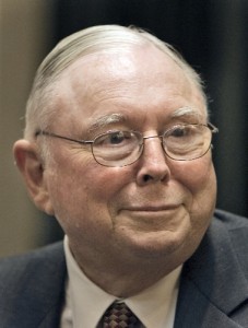 Charles Munger, Vice Chairman of Berkshire Hathaway