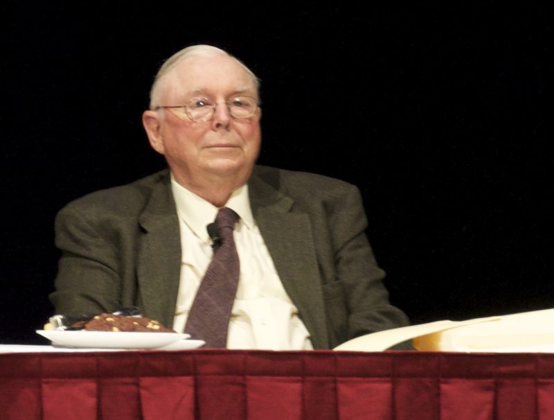 Charlie Munger at the Berkshire Hathaway Shareholder Meeting Charlie Munger at the Berkshire Hathaway Shareholder Meeting