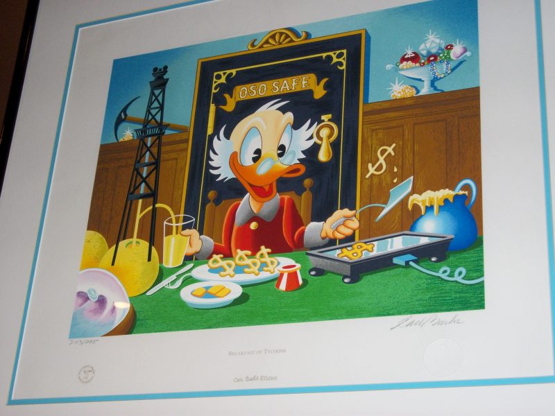 Breakfast of Tycoons – Carl Barks Scrooge McDuck Art Breakfast of Tycoons - Carl Barks Scrooge McDuck Art