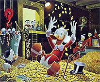 Carl Barks Scrooge McDuck Money Bin Celebration