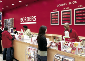 Borders Books Checkout Counter