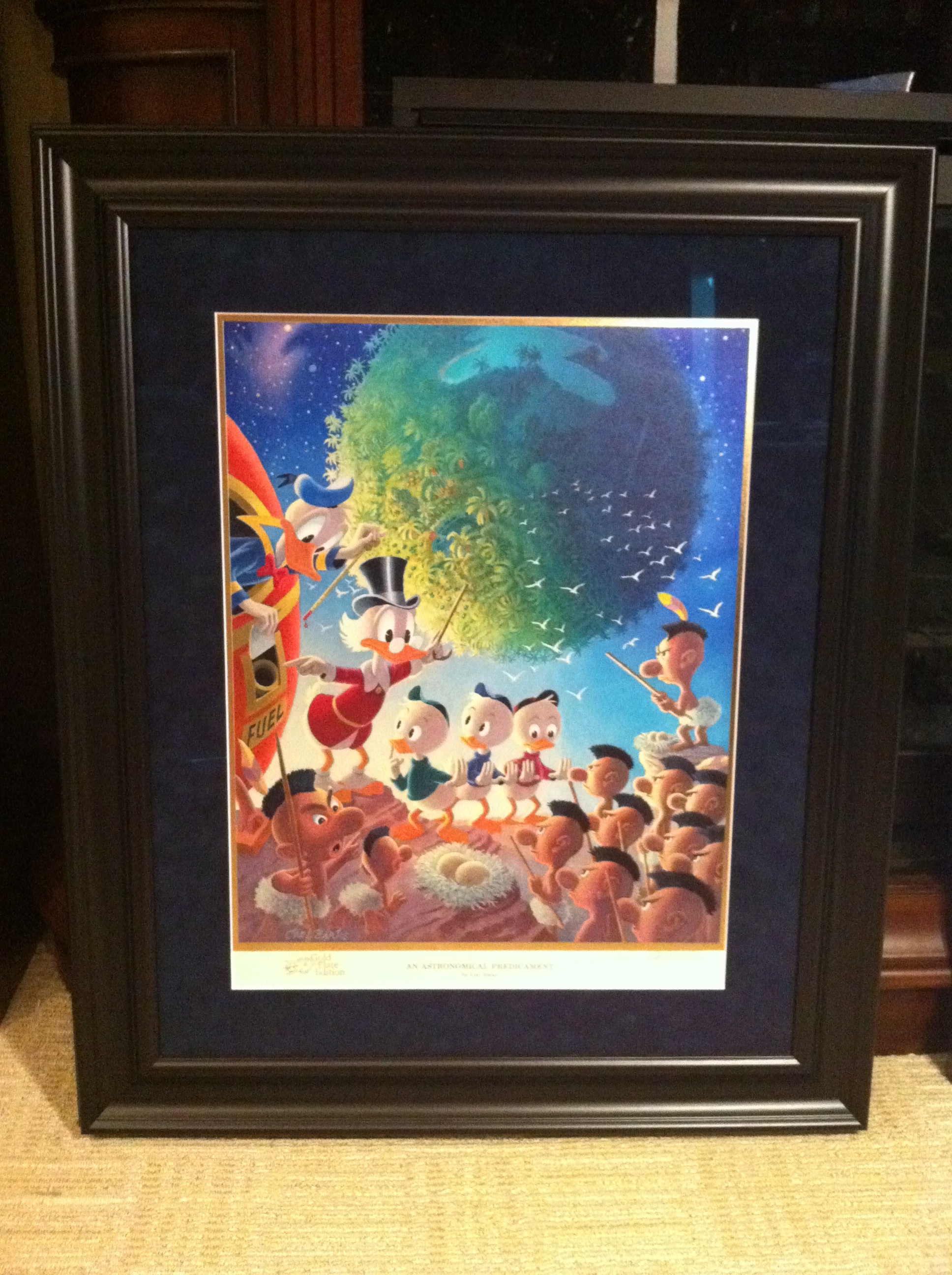 Carl Barks for Office Gold Plate Carl Barks for Office Gold Plate