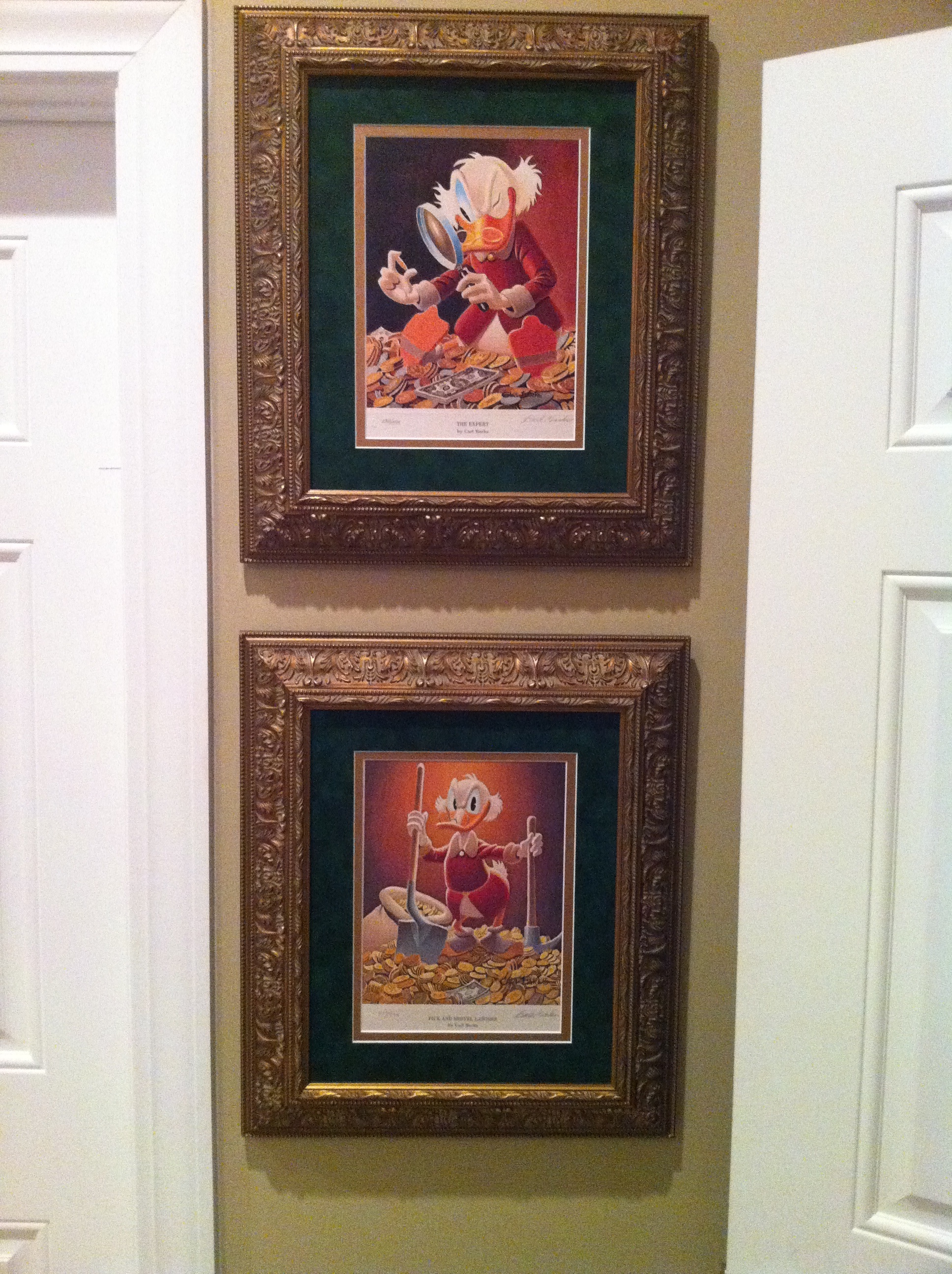 Carl Barks Art for Office of Scrooge McDuck