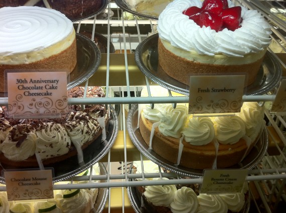 Cheesecakes at the Cheesecake Factory II