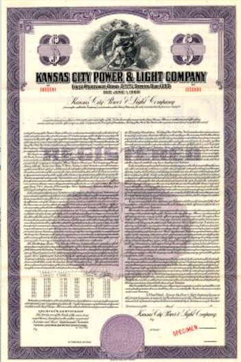 Kansas City Power and Light Bond for Bond Duration