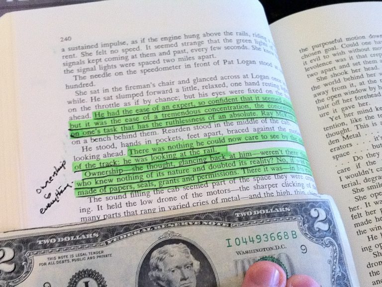 Reading Atlas Shrugged and Thinking About Objectivism and Free Market Systems