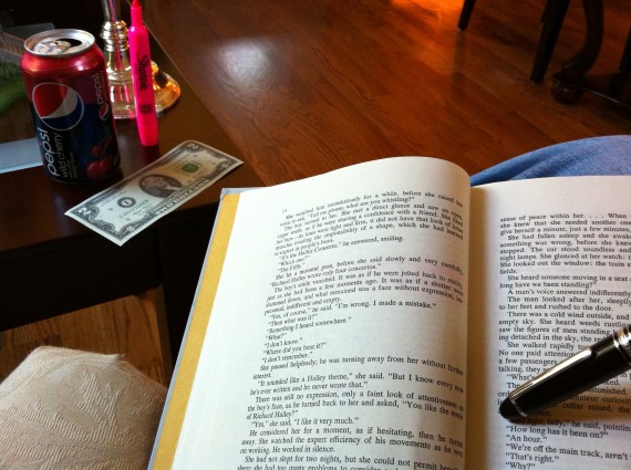 Reading Atlas Shrugged with a Cherry Pepsi Reading Atlas Shrugged with a Cherry Pepsi