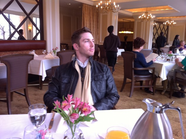 Aaron In the Hotel Restaurant