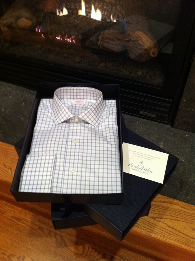 Aaron's Made to Measure Brooks Brothers Shirt Box