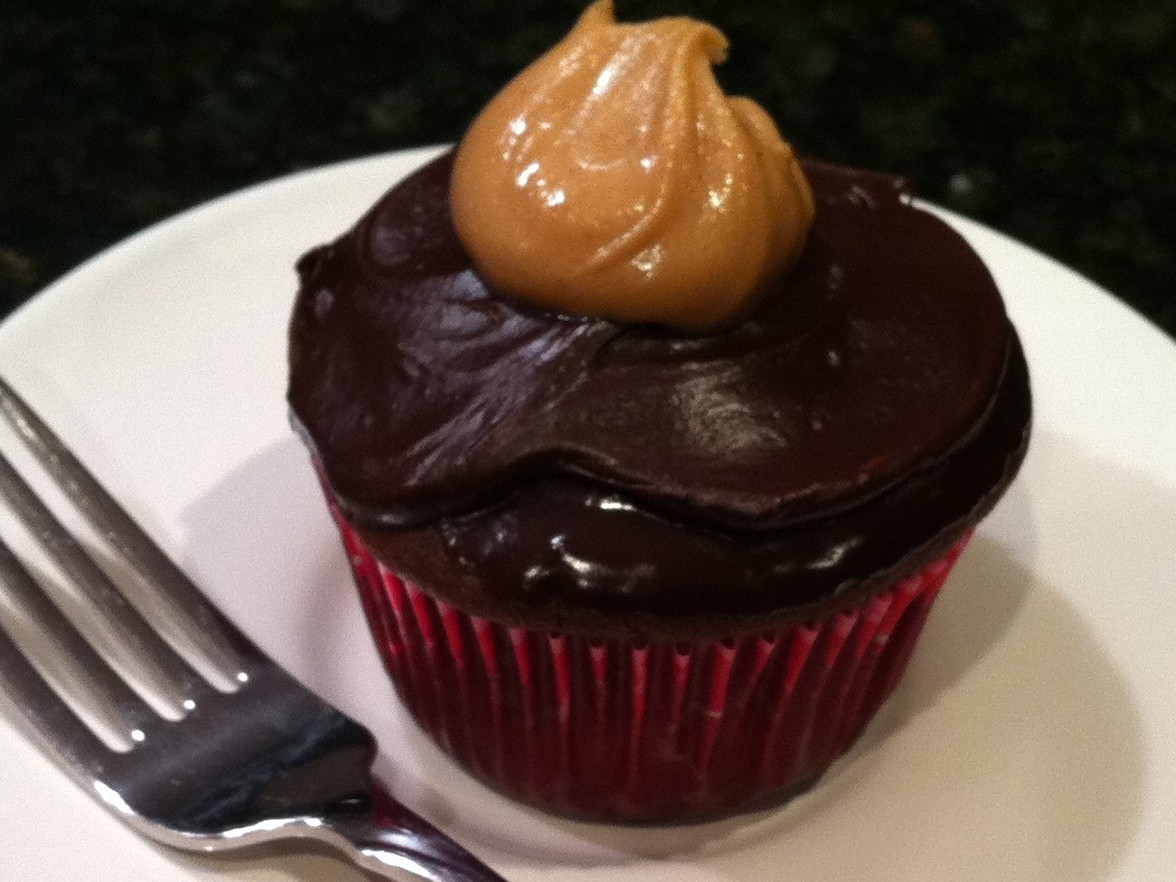 Chocolate Peanut Butter Cupcakes