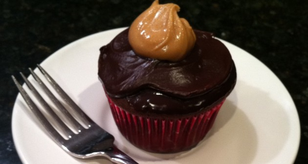 Chocolate Peanut Butter Cupcakes