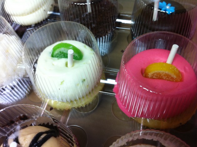 Georgetown Cupcakes Lime and Lemon Raspberry Cupcakes Upclose
