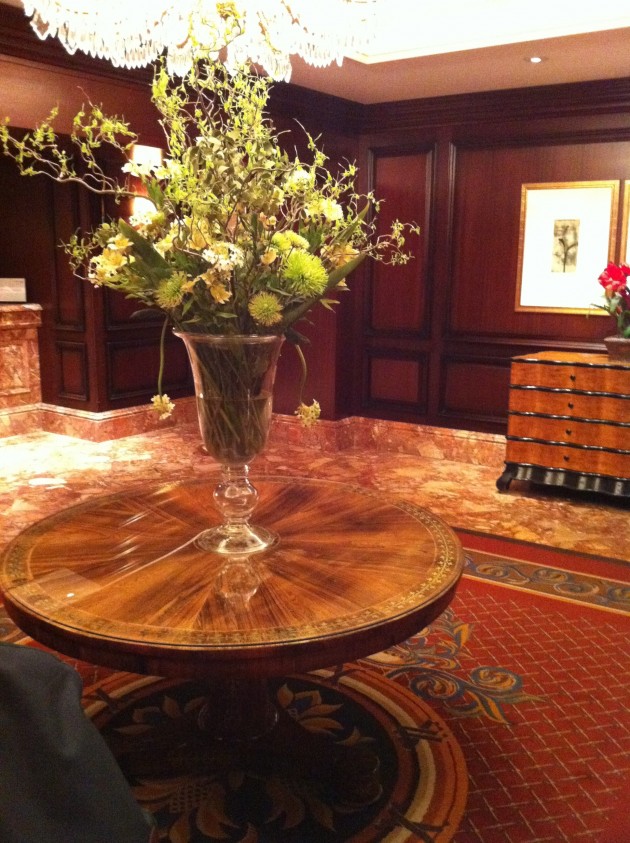 Hotel Lobby of the Intercontinental Hotel in Kansas City at the Country Club Plaza Hotel Lobby of the Intercontinental Hotel in Kansas City at the Country Club Plaza