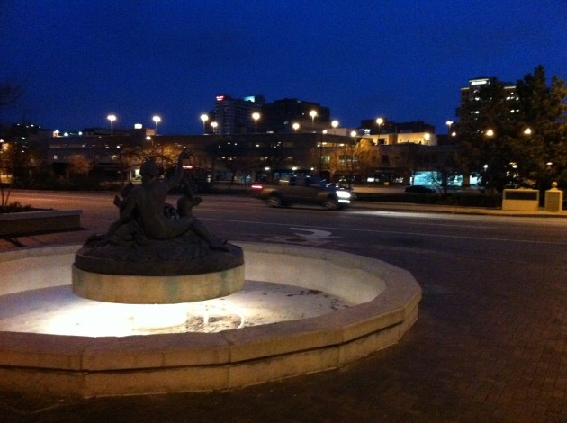 The Fountain at the Intercontinental Hotel Kansas City