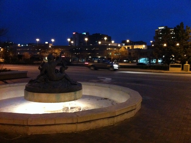 The Fountain at the Intercontinental Hotel Kansas City