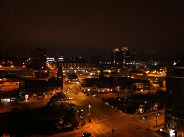 Outside Intercontinental Hotel Kansas City Country Club Plaza at Night