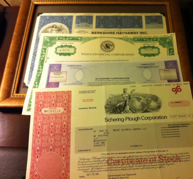 Stock Certificates Joshua Kennon