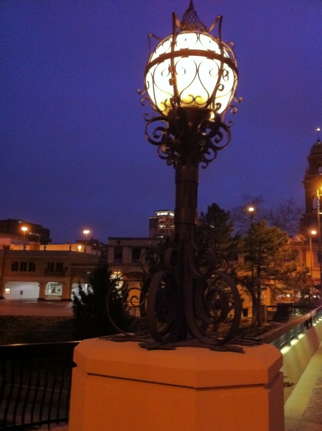 The Lamps on the Bridge at the Country Club Plaza in Kansas City