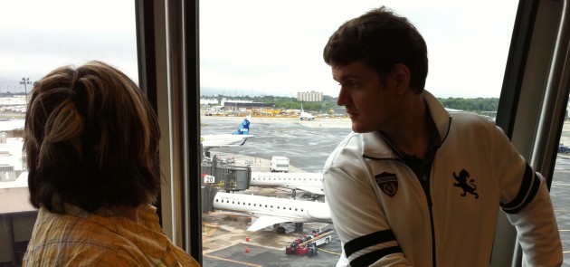 At the Newark Airport At the Newark Airport