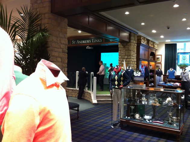 Brooks Brothers Golf Simulator