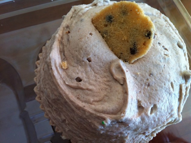 Cookie Dough Cupcake from Crumbs Bakery Cookie Dough Cupcake from Crumbs Bakery