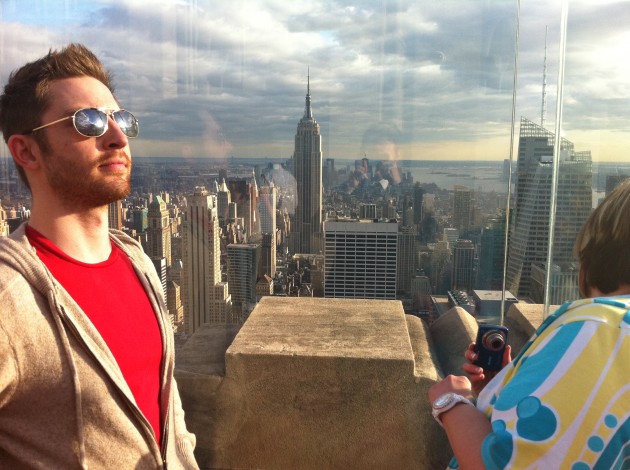 Empire State Building View from the Top of Rockefeller Center