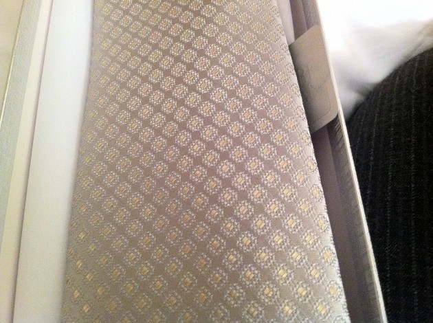 Front of Gold and Ivory Charvet Tie