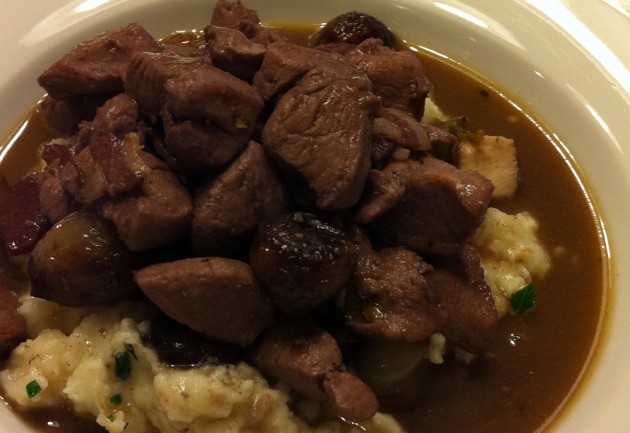 Julia Child Chicken Coq au Vin Finished Julia Child Chicken Coq au Vin Finished