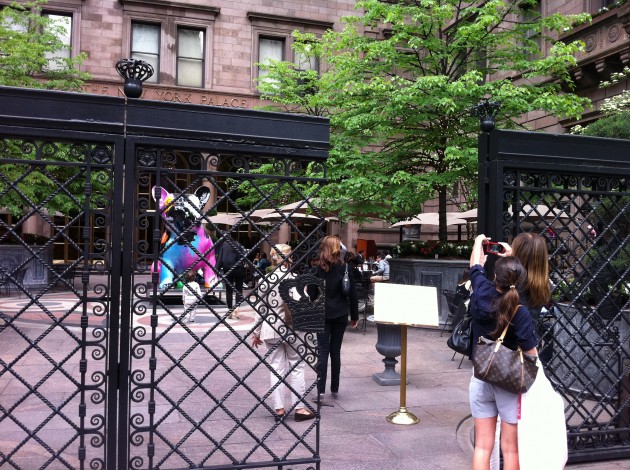 New York Palace Hotel Courtyard