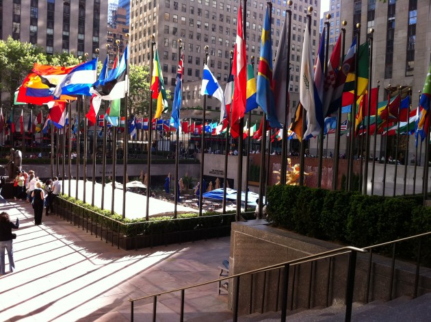 Rockefeller Center Flags