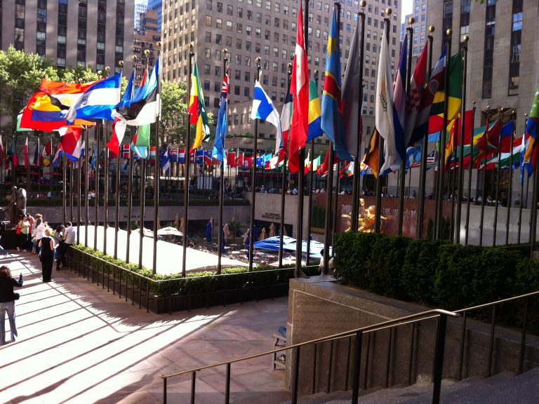 Rockefeller Center Flags