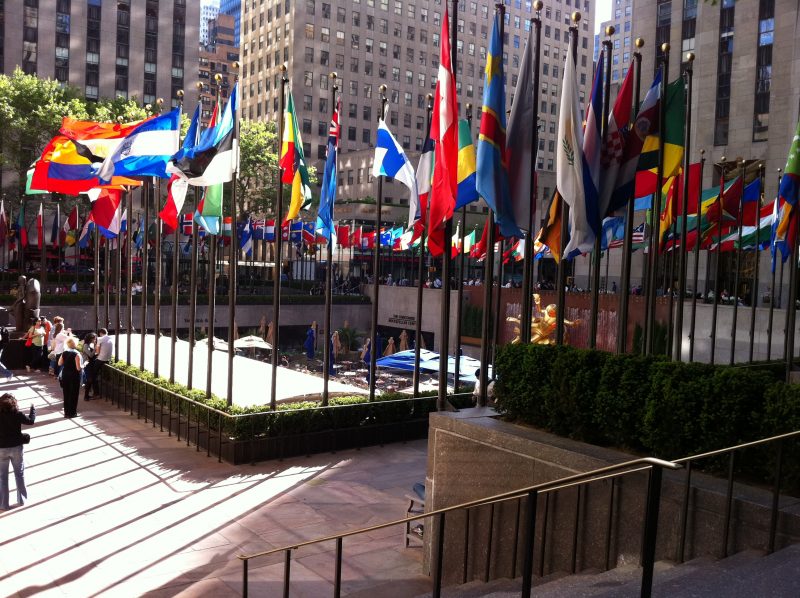 Rockefeller Center Flags Rockefeller Center Flags