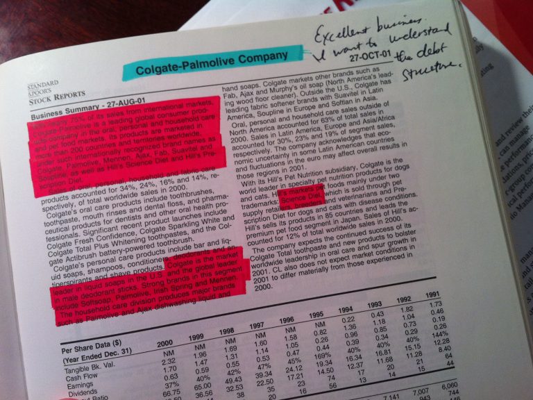 Colgate-Palmolive Report