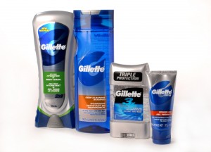 Gillette Shaving Products by Procter & Gamble