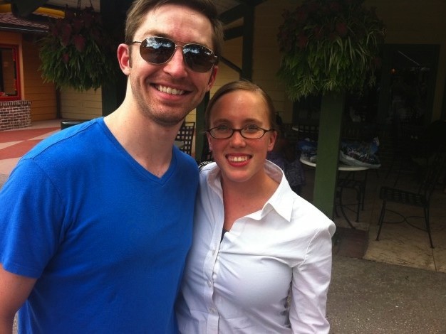 Aaron and Karen in Downtown Disney