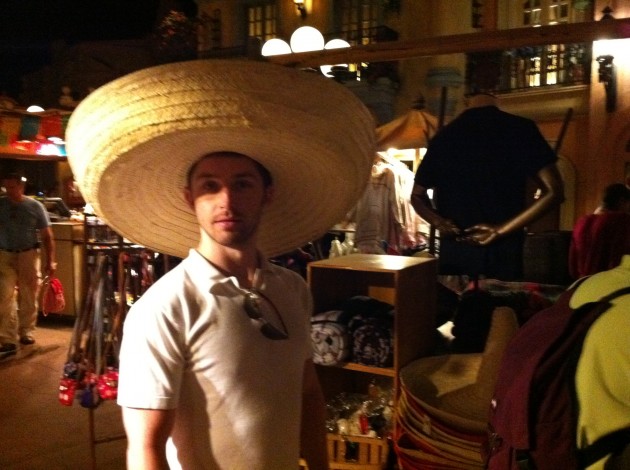 Aaron in a Sombrero