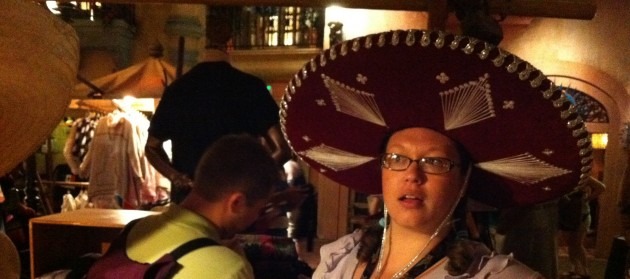 Trying on Sombreros in Mexico