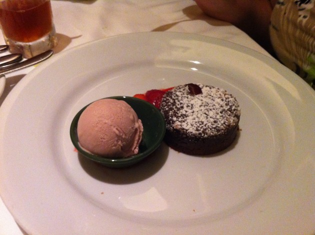 Valrhona Chocolate Cake from California Grill